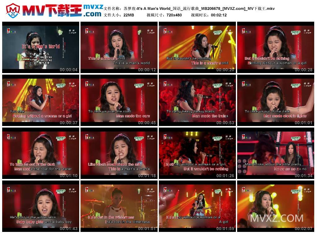 苏梦玫-It's A Man's World_国语_流行歌曲_MB206678